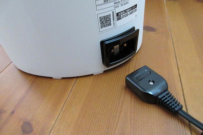 象印 スチーム式加湿器 電源プラグ