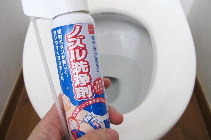 トイレのノズル掃除には木村石鹸の「温水洗浄便座のノズル洗浄剤」がおすすめ♪スプレーするだけで手間いらず、すすぎいらず[ウォシュレット]